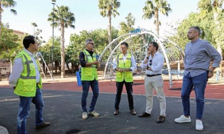Las obras de mejora de los parques de La Estrella y Hupalupa finalizarán en diciembre