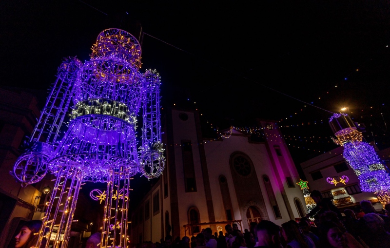 La Aldea de San Nicolás inicia los actos de Navidad en un fin de semana cargado de alegría e ilusión