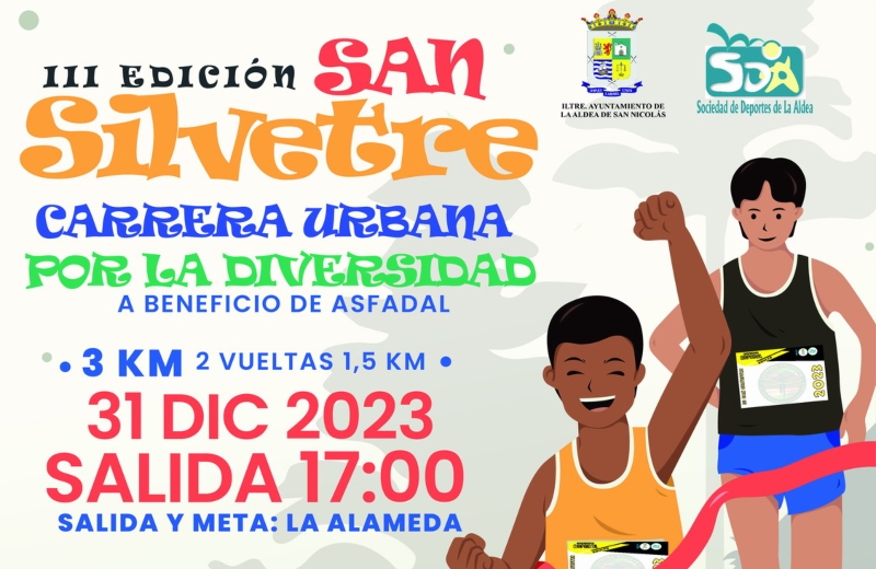 La Aldea de San Nicolás volverá a llenarse de solidaridad el próximo 31 de diciembre con la San Silvestre 2023