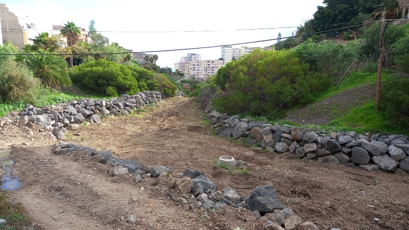  Las Palmas finaliza el saneamiento del barranco de Gonzalo con más de 18 toneladas de residuos recogidos