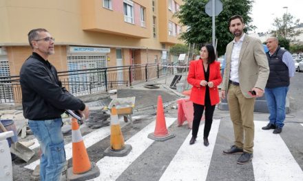 Las Palmas mejora la accesibilidad de las calles de Las Torres con la repavimentación de aceras y calzadas