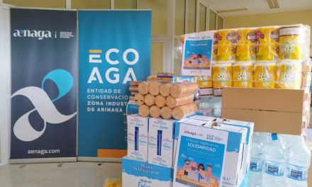 Ecoaga y Aenaga recogen 6.000 kilos de alimentos para las personas más necesitadas del municipio