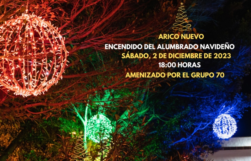 Arico inicia la Navidad con el encendido de luces y la XXXI Antorcha Solidaria este sábado