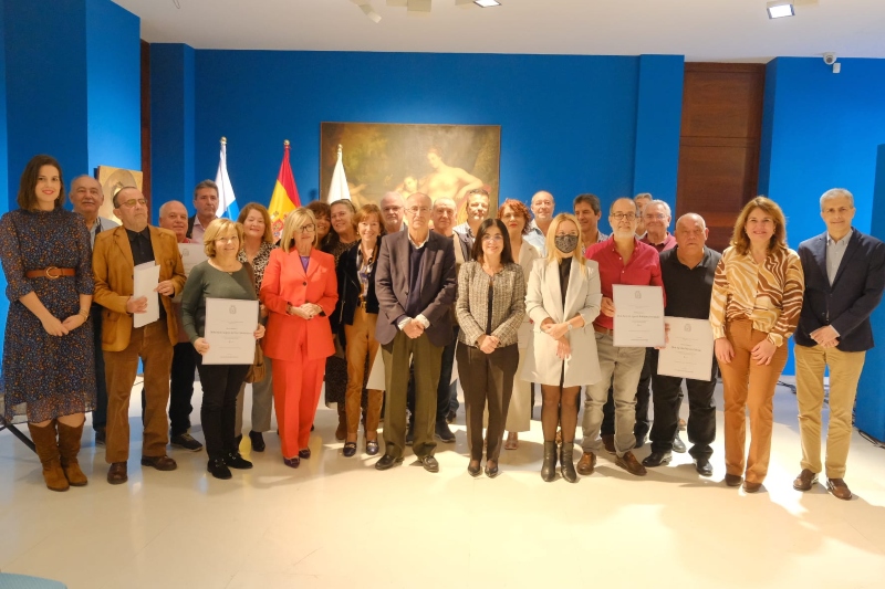 El Ayuntamiento de Las Palmas homenajea a los trabajadores  municipales jubilados este año