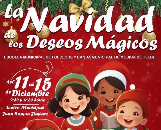 Más de 3.000 alumnos de Telde participarán en ‘La Navidad de los Deseos Mágicos’