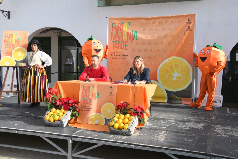 Telde resalta el trabajo de 14 fincas en la Feria de la Naranja
