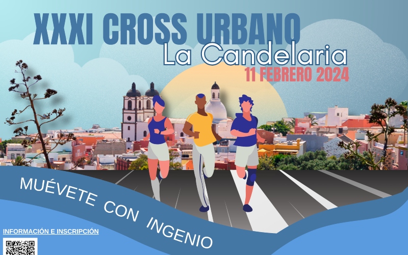 Casi 800 personas participarán  en la 31 edición del Cross Urbano “La Candelaria 24”