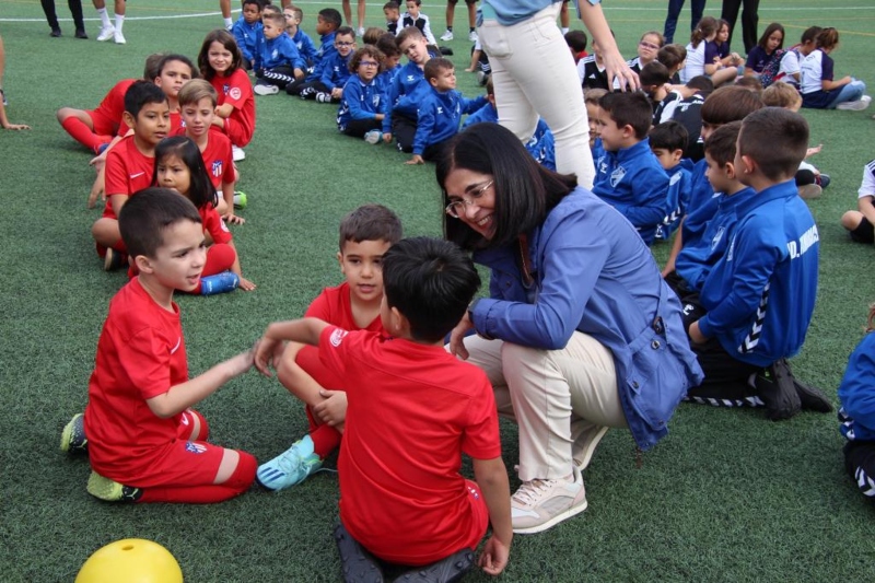La alcaldesa Darias inaugura las Escuelas Deportivas Municipales