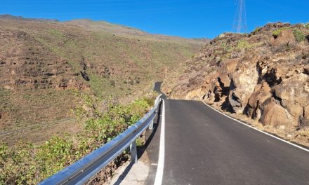 Se abre al tráfico el Camino a Guayadeque tras la realización de diversas obras de mejora de la seguridad vial