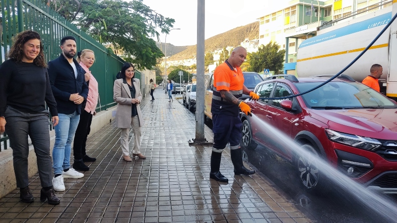 Las Palmas  inicia en la  Vega de San José la III fase del plan especial de limpieza y cuidado de zonas verdes