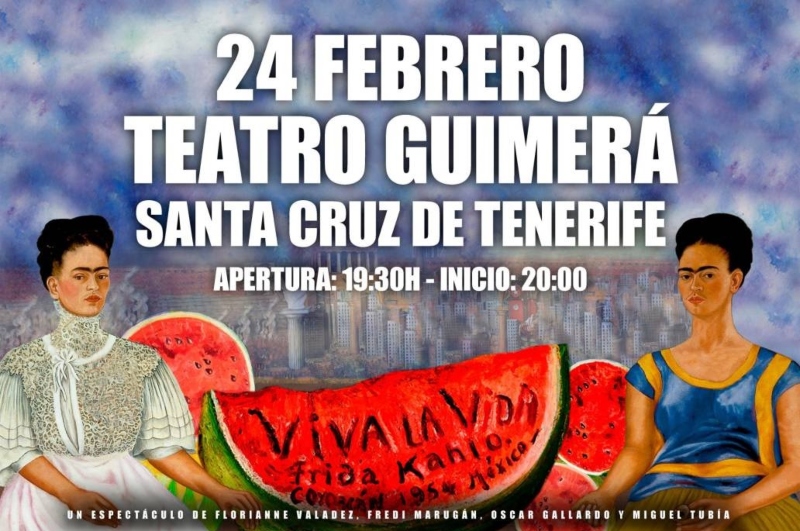 El Teatro Guimerá acoge un musical que narra la vida y la trayectoria artística de Frida Kahlo