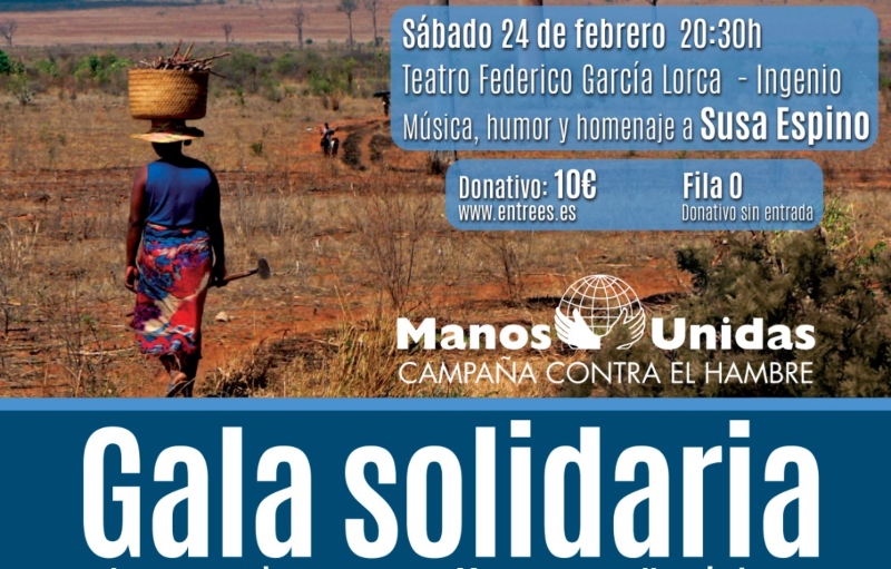 Manos Unidas en Ingenio organiza una nueva gala solidaria el 24 de febrero