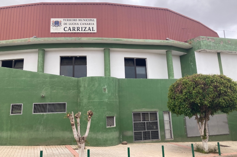 Se renueva el Terrero de Lucha de Carrizal para seguir impulsado el deporte local