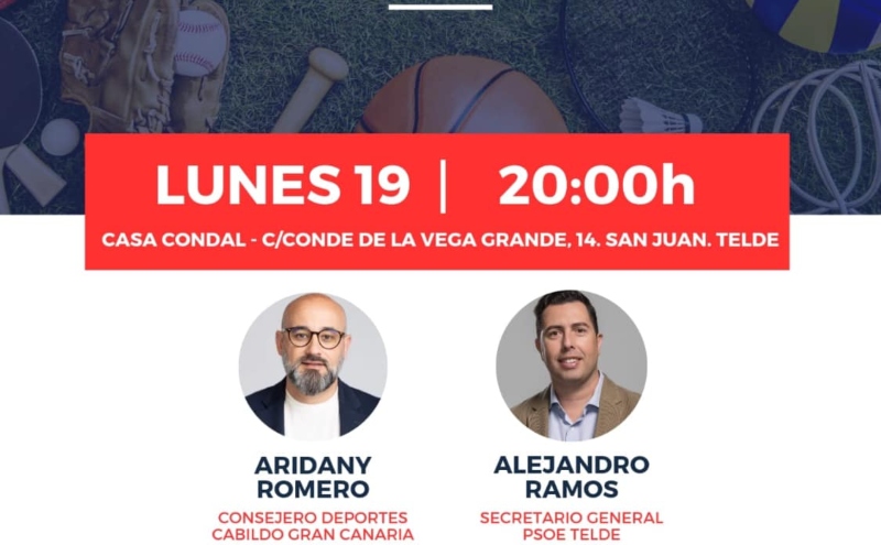 El PSOE de Telde organiza una charla sobre “Promoción de la actividad física y el deporte”