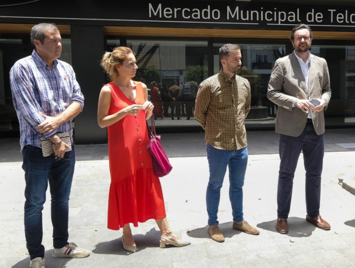 Inaugurar las obras del Mercado Municipal en enero de 2024, primer brindis al sol del alcalde de Telde