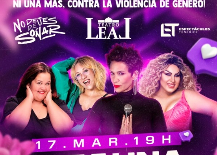 El Teatro Leal acoge un espectáculo de humor y reivindicación feminista sobre la lucha contra la violencia de género