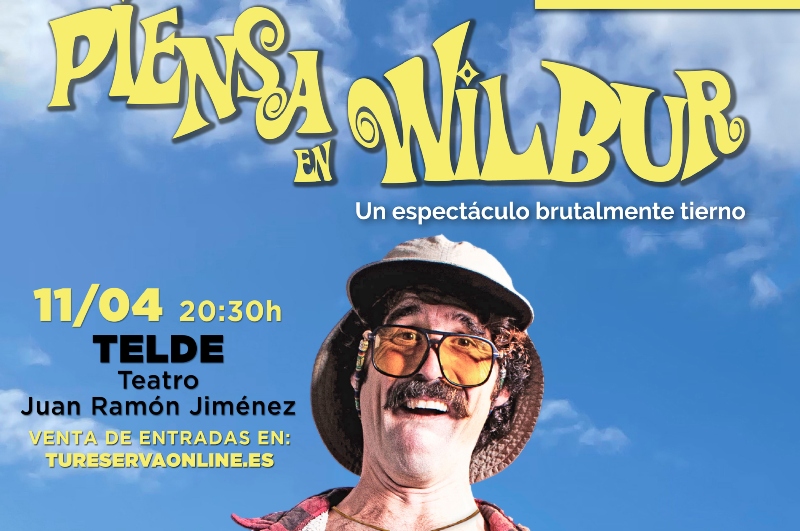 El espectáculo humorístico ‘Piensa en Wilbur’ aterriza este jueves en el Teatro Juan Ramón Jiménez de Telde