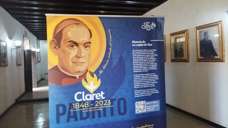Las Casas de Betania en Agüimes acogen una exposición dedicada a San Antonio María Claret