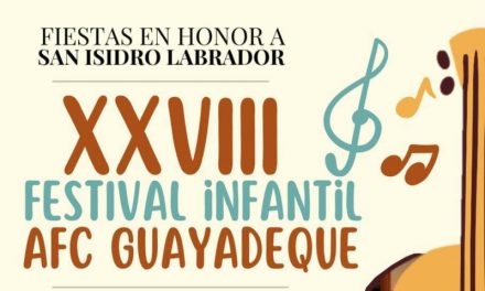 La AFC Guayadeque celebra su XXVIII Festival Infantil este sábado 18 de mayo