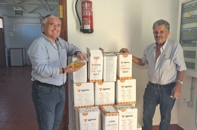 La Aldea de San Nicolás colabora con los apicultores del municipio aportándoles cerca de 2.500 kg de alimento para las abejas