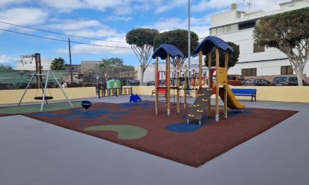 Telde culmina los trabajos de rehabilitación en el parque infantil de San Antonio 
