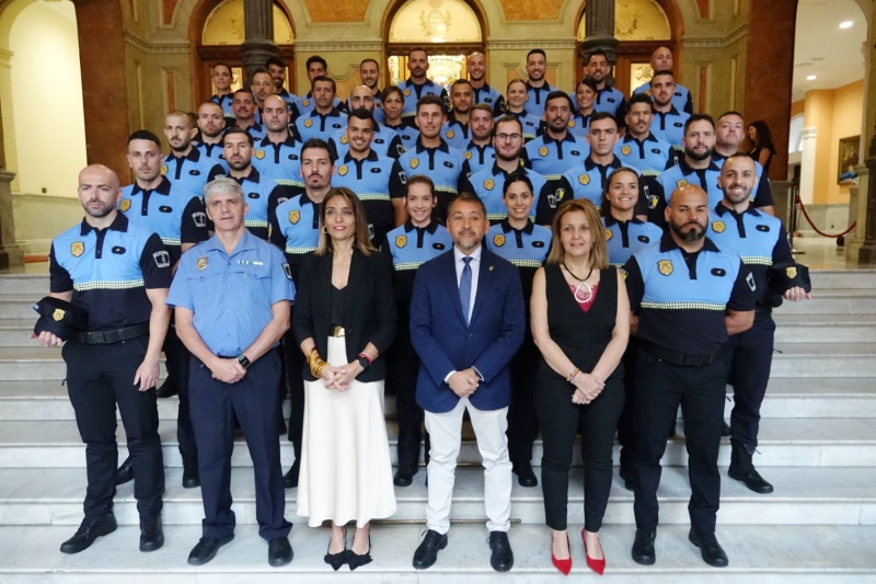 Un grupo de 40 nuevos agentes inician hoy su periodo de prácticas en la Policía Local capitalina