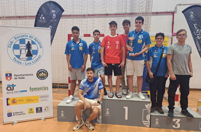 El  Club Ajedrez Telde Los Llanos  se proclama campeón de Gran  Canaria por segundo año consecutivo en la Liga de Promoción  sug-12-16