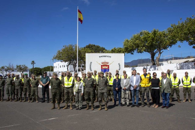 La Brigada  «Canarias» XVI inicia la operación «Centinela» de protección contra los incendios forestales