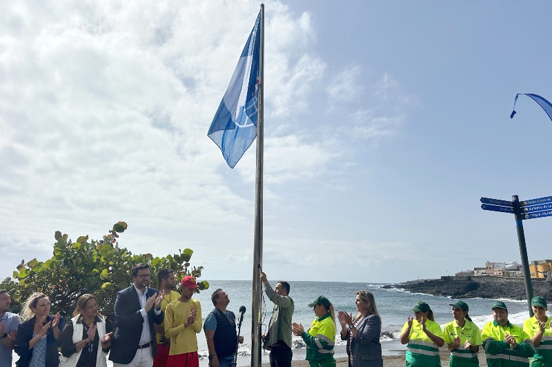 Telde iza la bandera azul en cuatro de sus playas