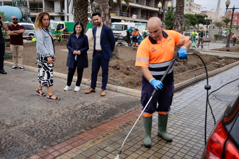Las Palmas inicia la IV fase de las actuaciones conjuntas de Limpieza y Cuidado de Zonas Verdes que se amplía a seis barrios