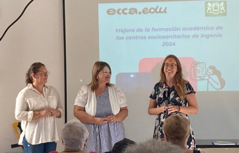 Ingenio impulsa la formación en centros sociosanitarios con un nuevo programa educativo en colaboración con ECCA