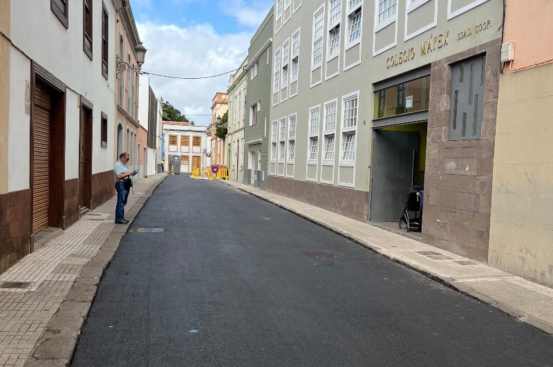 La Laguna mejora la accesibilidad y el pavimento de varias calles del municipio