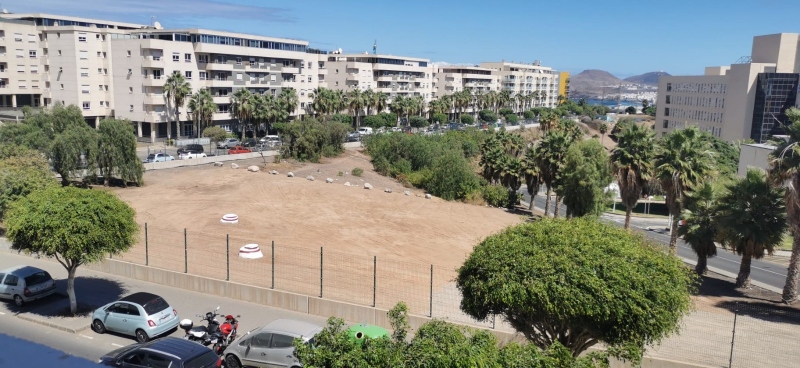 Turcón denuncia obras en una parcela aledaña al Hospital Doctor Juan Negrín de Las Palmas de Gran Canaria