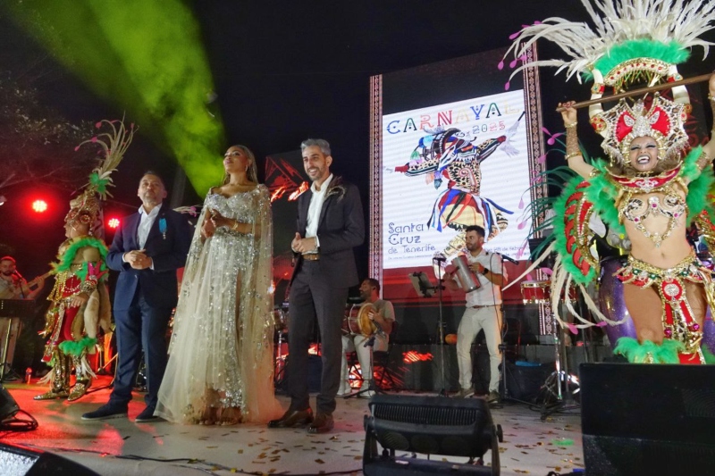 Santa Cruz presentó esta noche el cartel y la canción oficial del Carnaval 2025