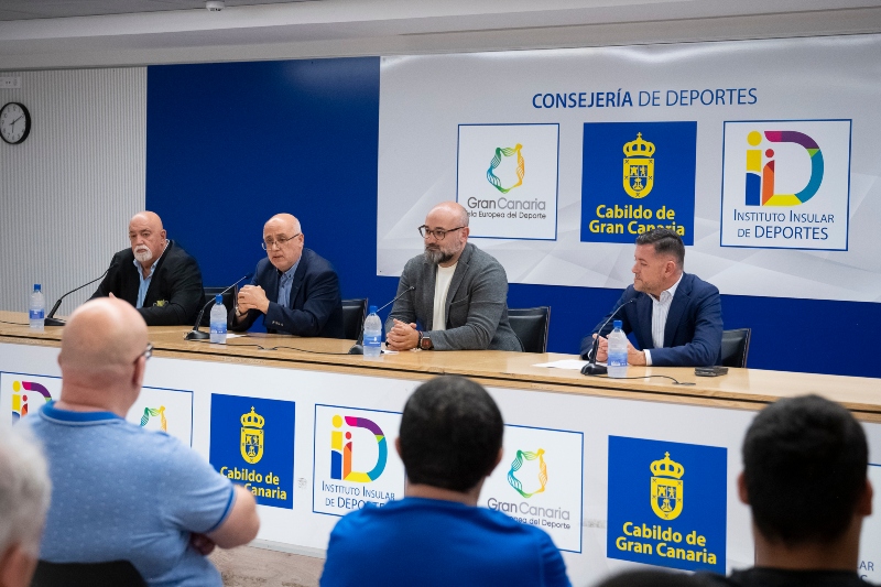 El Cabildo de Gran Canaria y la Federación Insular de Lucha presentan la temporada 2024/2025