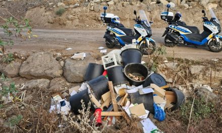 La Policía Local de Las Palmas de Gran Canaria identifica y denuncia al autor de un vertido en Barranco Seco