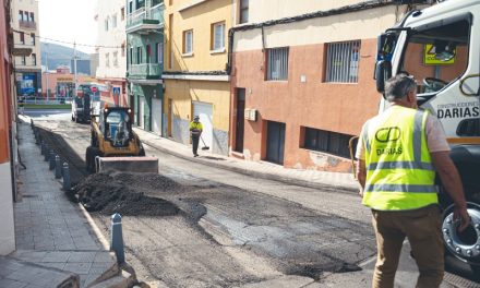 La Laguna inicia la séptima fase de asfaltado y mejora de la carretera La Cuesta-Taco