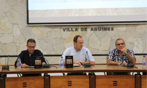 Faneque Hernández rinde homenaje en el Ayuntamiento de Agüimes al guerrero aborigen Doramas en su nuevo libro