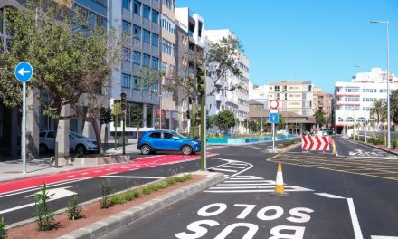 Las Palmas  finaliza el tramo 8 de la MetroGuagua entre Eduardo Benot y la terminal de Manuel Becerra
