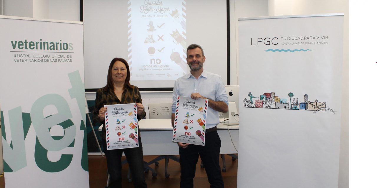 Ayuntamiento de Las Palmas  y Colegio de Veterinarios lanzan la campaña ‘No somos un juguete’ para promover la tenencia responsable de mascotas