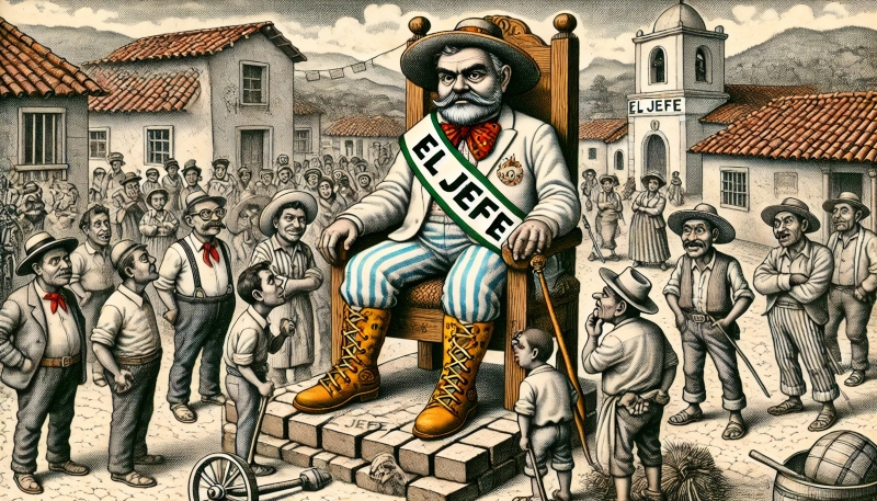 El cacique de siempre que quiere ser emperador