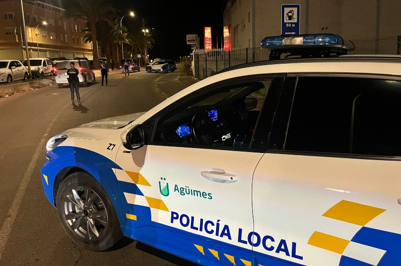 La Policía Local de Agüimes incrementa la vigilancia en las zonas comerciales durante la Navidad