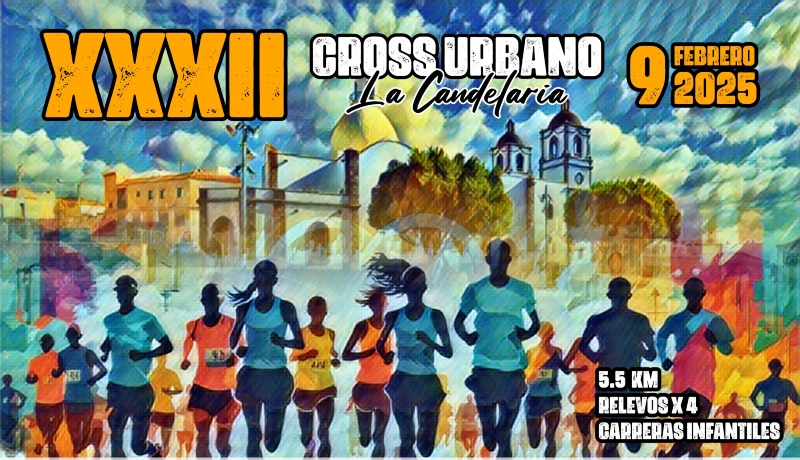 Abierto el plazo de inscripción para participar en el 32º Cross Urbano La Candelaria 2025 de Ingenio