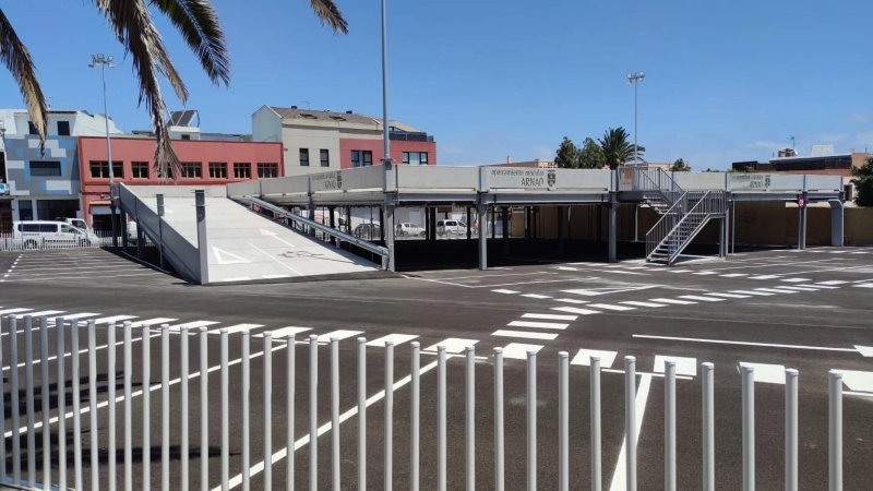 Telde ultima los pasos necesarios para la apertura del aparcamiento modular de Arnao