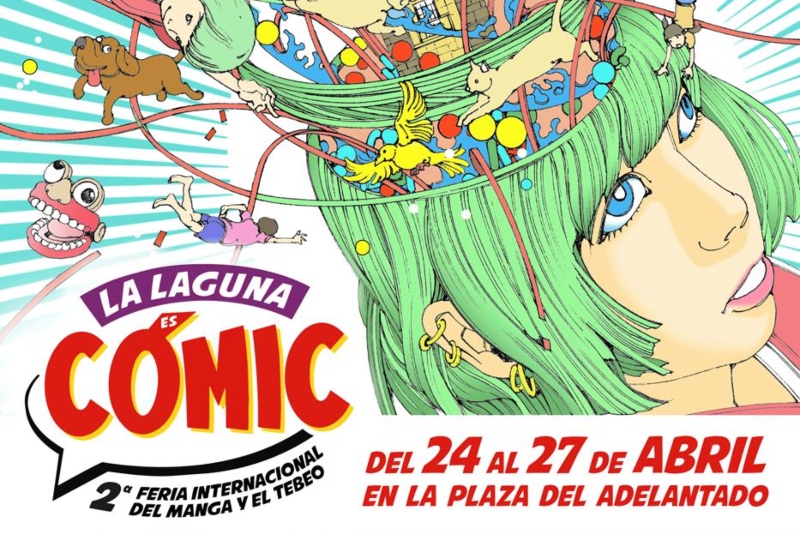 La 2ª Feria Internacional del Manga y el Tebeo de La Laguna  se celebrará del 24 al 27 de abril en la plaza del Adelantado