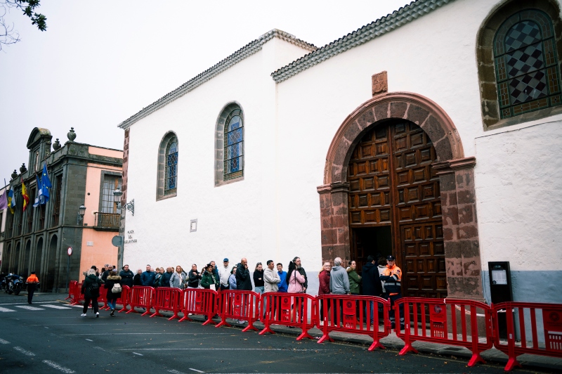 Cientos de personas visitan a la ‘Siervita’ en La Laguna, en honor a su  294 aniversario