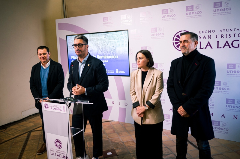 El Gobierno de Canarias y el Ayuntamiento de La Laguna impulsan el primer Plan de Iluminación del Conjunto Histórico