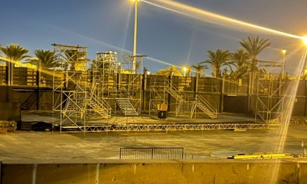 Nueva Canarias Telde denuncia el montaje del escenario del carnaval en el parque de San Juan sin el preceptivo contrato