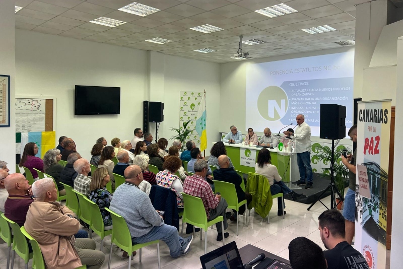 La asamblea local de Nueva Canarias Telde, aprueba por unanimidad las enmiendas a las ponencias para su VI Congreso Nacional