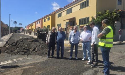 Telde continúa con el Plan de Asfaltado en San Antonio